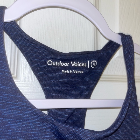 Outdoor Voices TechSweat™ Crop Top / Move Free Crop Top - Navy Blue - Picture 3 of 5